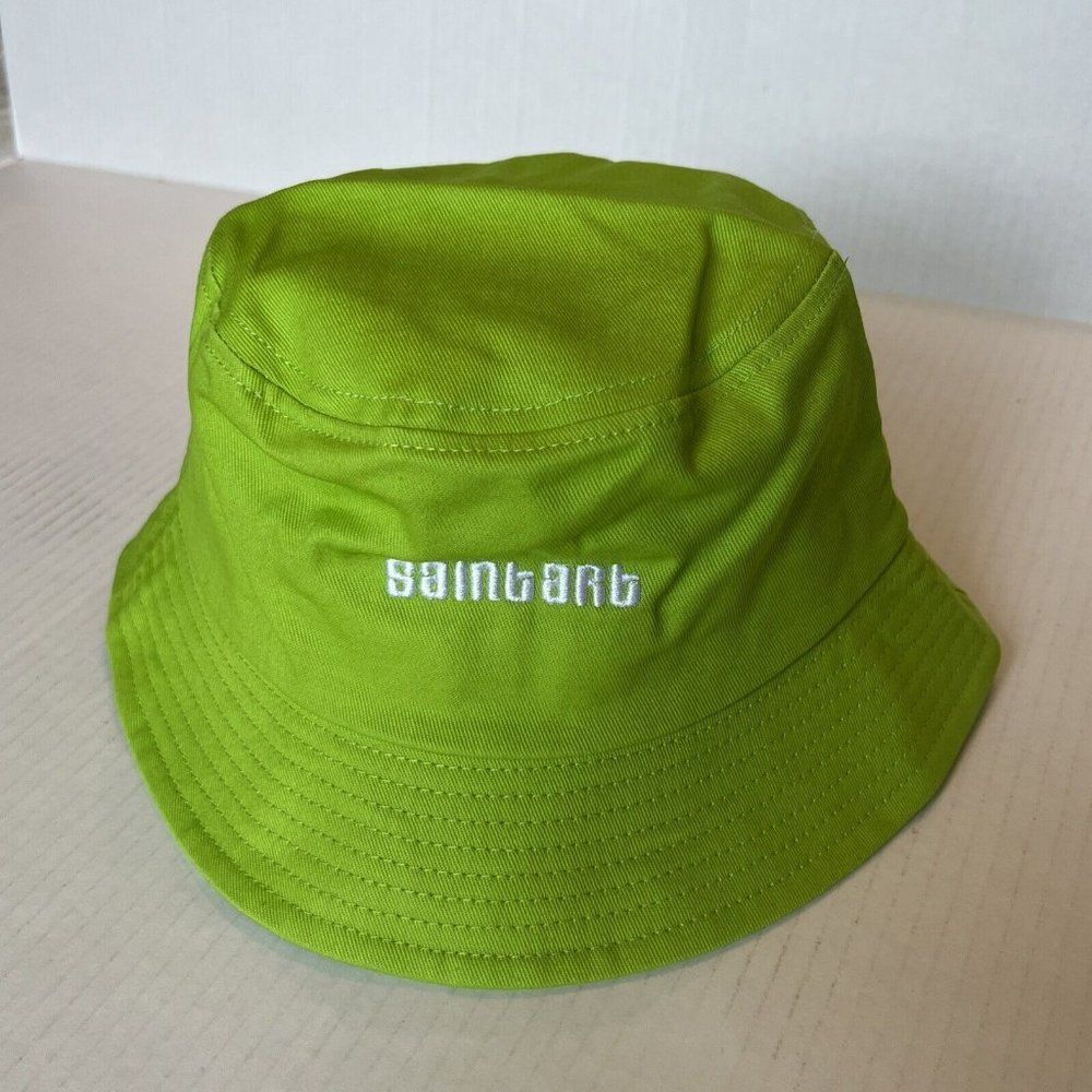 COPY - SaintArt Green Bucket Hat Sz M Boonie Brim Sun Safari Summer Camping Bea…